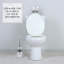 Porte-brosse de toilette en nickel brossé 14 po