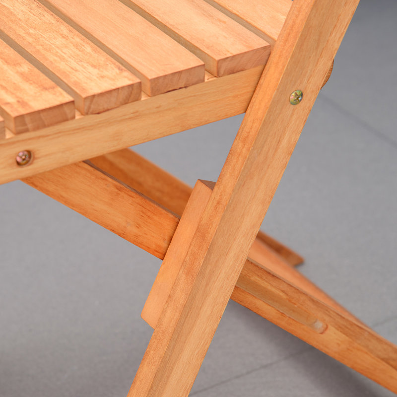 Square 2 - Person 23.5'' Long Bistro Set