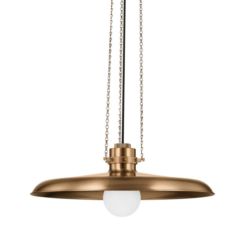 Rainhill 1 Light Pendant, 9" H x 24" W x 24" D