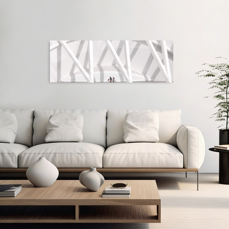 Art mural urbain urbain abstrait abstrait, H 48 po x l 16 po