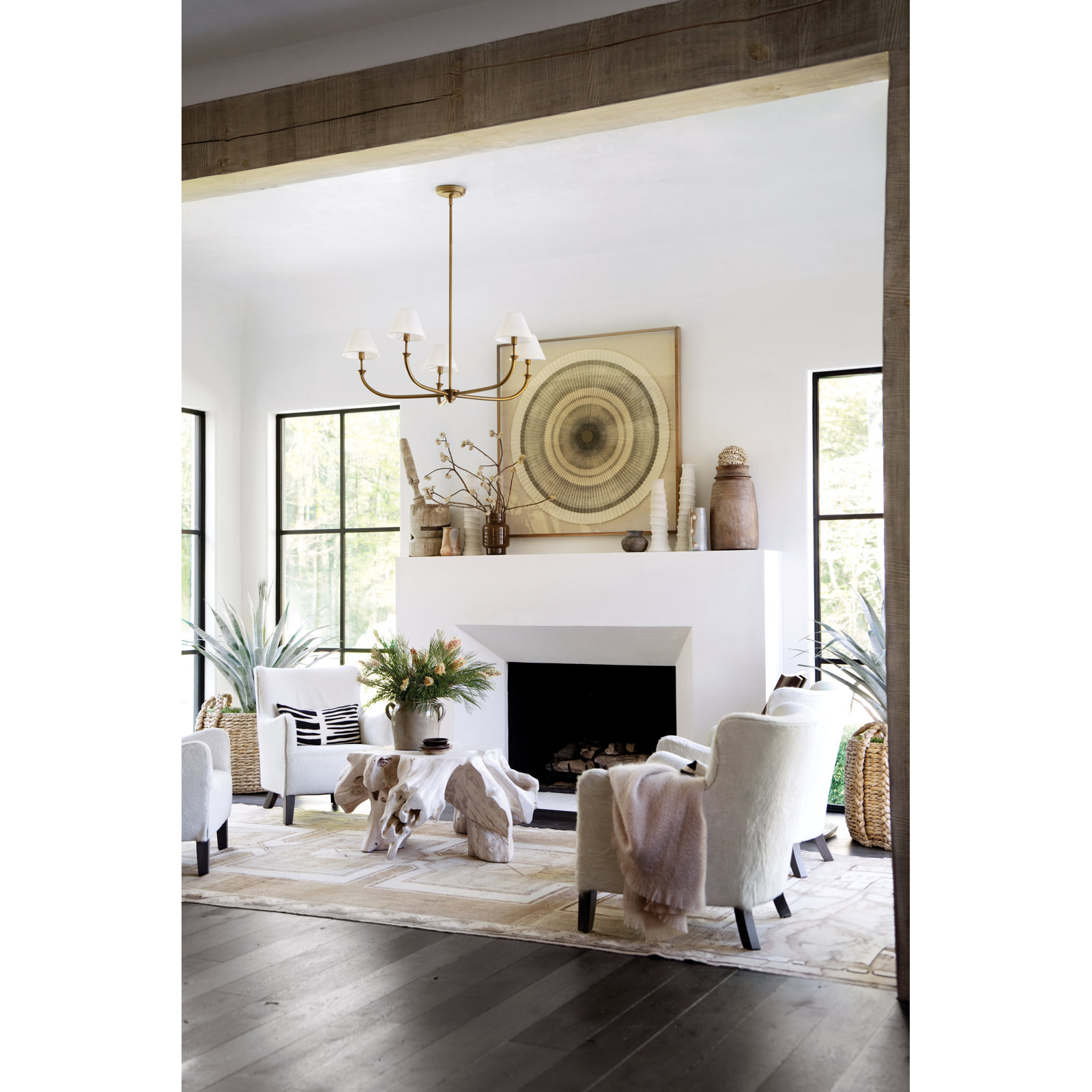 Greta 5-Light Chandelier, Gold