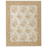 Wool Floral Area Rug