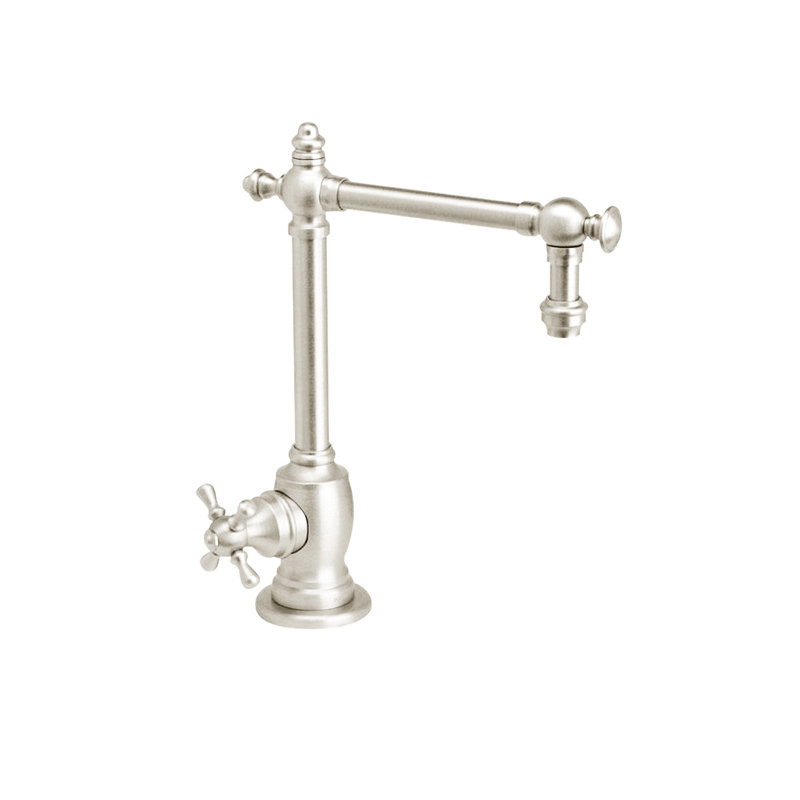 Towson Cold Only Filtration Faucet - Cross Handle, Satin Nickel