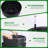 Set of 2 Tall Round Self-Watering Planters with Water Level Gauge, 21.7” Black Flower Pots for Large Indoor & Outdoor Plants-516721207