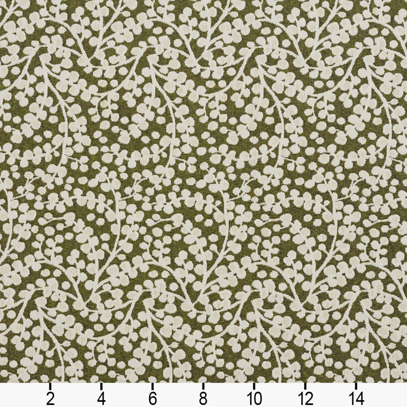 Tissu vines, Vert