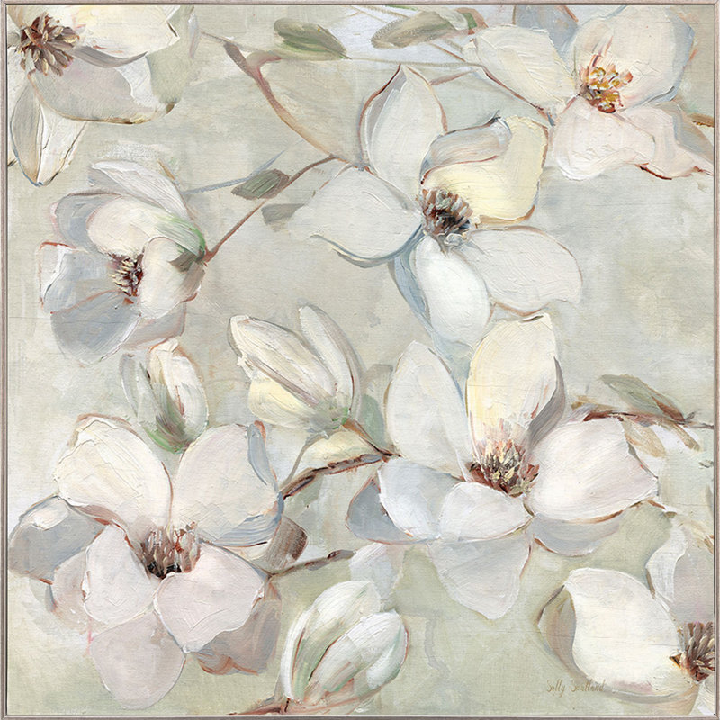 Art encadré Magnolias sans verre