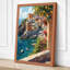 Mediterranean Village Coastal - Wrapped Canvas-1063146135-1063146143