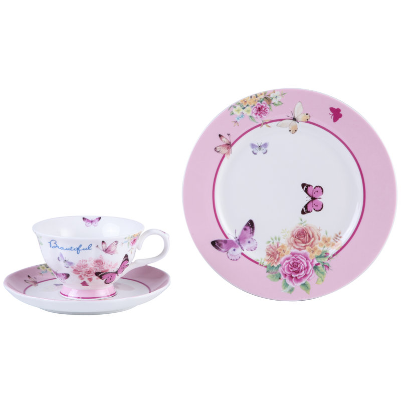 Barajas Porcelain Teacup and Saucer