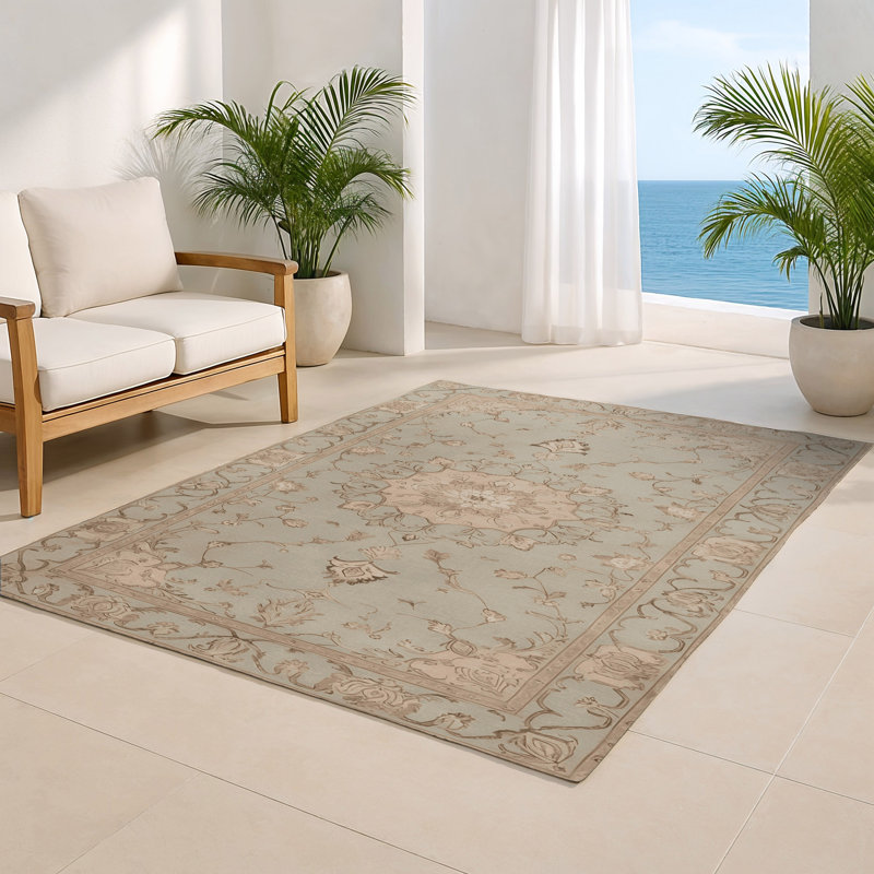 Tapis intérieur et extérieur Tabriz, Rectangulaire 8 pi x 10 pi