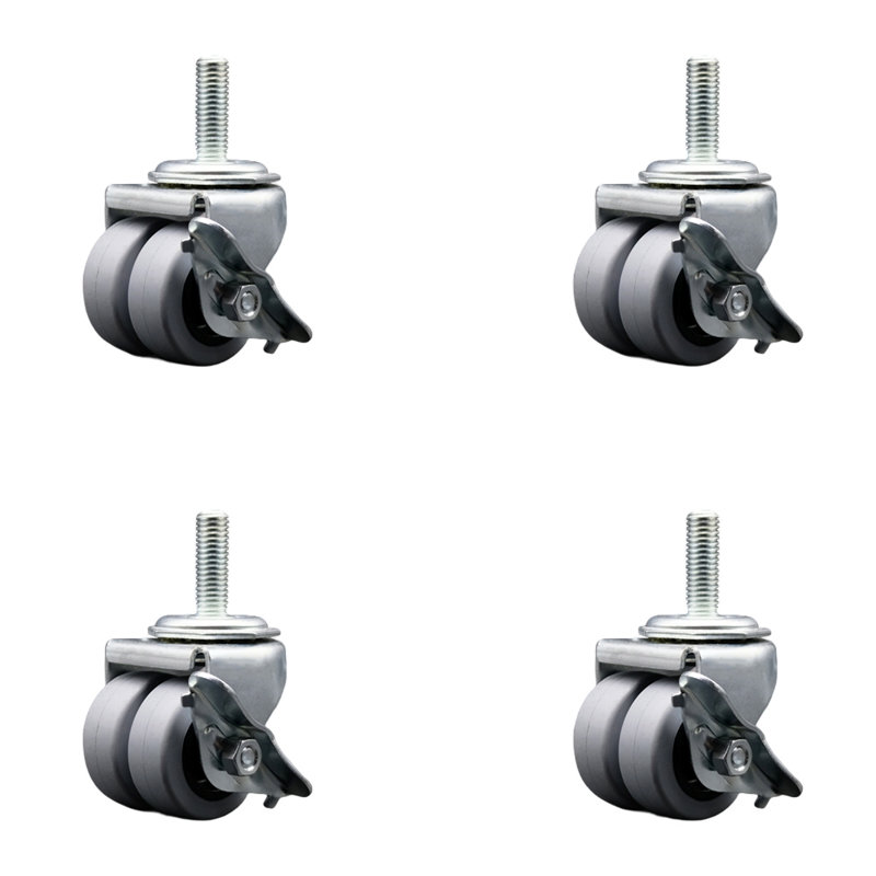 Low Profile Thermoplastic Caster