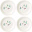 Lenox Profile Snow Day 4-Piece Accent Plate Set