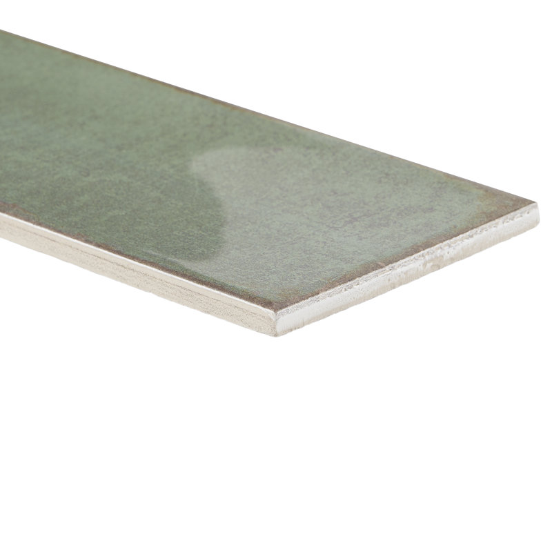 Carrelage mural en céramique 4 "x 12", Vert
