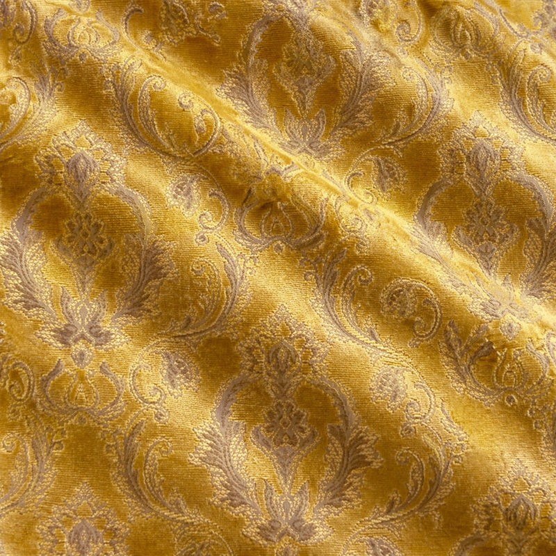 Damask Velvet | Beatrice Fabric, Gold
