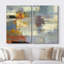 «Abstract Abstract Paint Effect», reproduction d'art sur toile-87607499-87607501