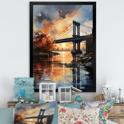 Pont Darbi New York Bronx sur toile