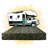 RV CAMO Foam 8” Premium Foam Matt, Flippable - Medium Firm