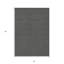 Tapis extérieur lavable floral noir et gris 3 pi x 5 pi