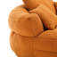 Simple, éponge en chenille, sans assemblage, fauteuil-lit pour chambre à coucher, salon, orange, housse lavable, forme compacte, 3 coussins assortis, assemblage en éponge requis, salon moderne, structure,-661506247