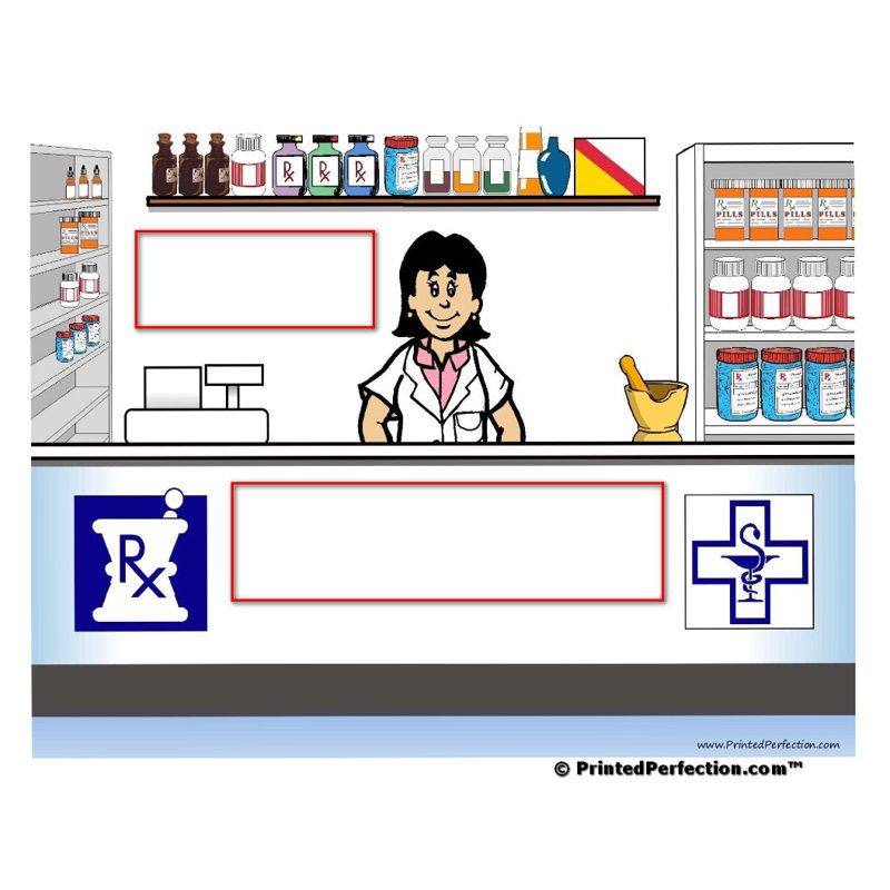 Pharmacien personnalisé - Porte-clés féminin