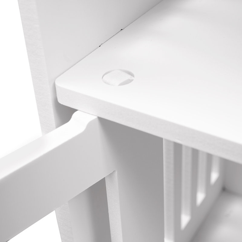 Support de rangement en plastique Stutsman au-dessus de la toilette de la salle de bain