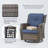 Swivel Wicker Outdoor Lounge Chair-1916255672