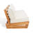 Despina Teak 3 - Person Patio Conversation Set with Cushions