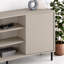 Frem 2 Door Curved Sideboard Buffet Unit Black Metal Legs-1126882880