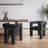 Modern Boucle Barrel Dining Chair, Upholstered Linen Kitchen Boucle Armchair with Sidearms and Back, for Dining Room Living Room-2084503980