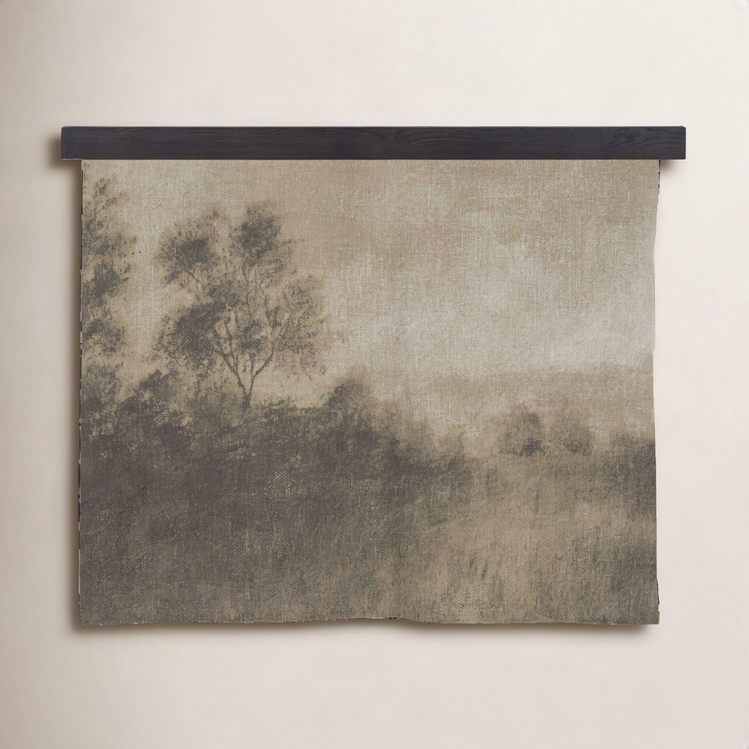 Liev Haze Wall Hanging with Hanger, Smoked Black