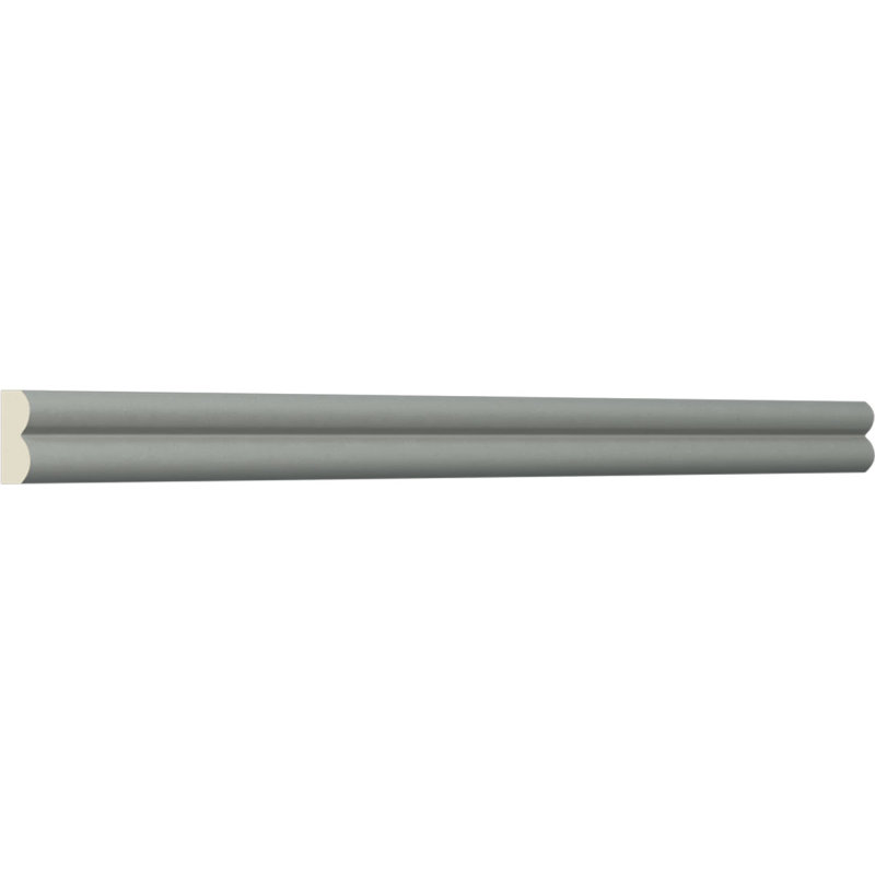 Emery Smooth White Polyurethane Chair Rail Moulding Set