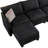 Amold 122.8 '' Large Sectional Couch,L-Shaped Modular Sectional Sofa Corner Couch,Living Room Cloud Couch With Ottoman Storage And USB-1430165320