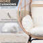 Fauteuil à œufs en rotin exquis pour une détente et un style ultimes