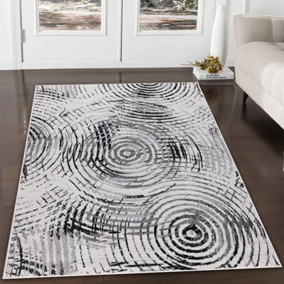 Tapis noir et gris Dream Collection