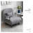 Folding sofa chair   grey
