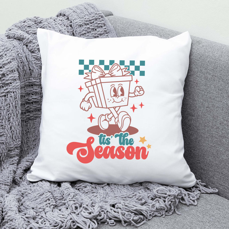 Christmas-11 Reversible Throw Pillow, 18" x 18"