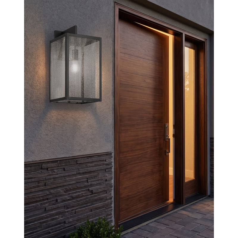 Applique murale Brass Traditions - Westbrook - 1 lumière - 45,7 cm (18 pouces) - Noir mat - Laiton massif - Fixation murale