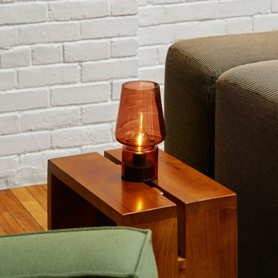 Portable Glass Mushroom Lamp