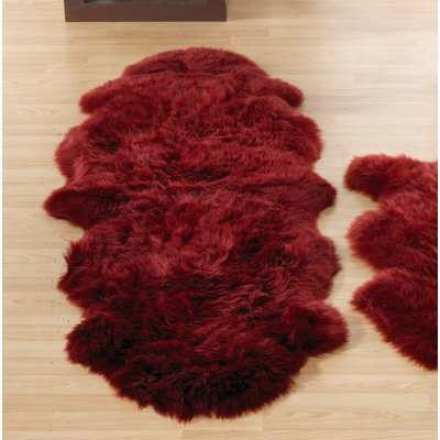 Templeton Solid Colour Sheepskin Area Rug