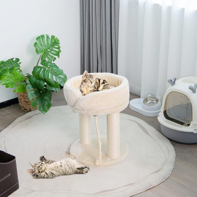 Tifton Cat Perch, Beige