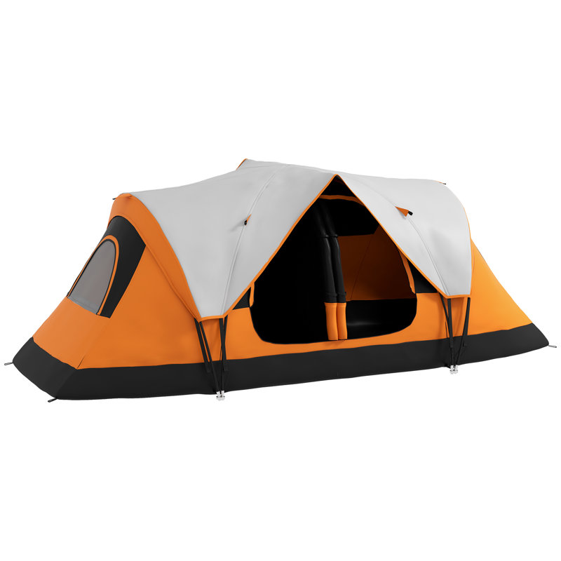 8 Person Tent, Orange