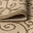 Haggerty Vintage Filigree Textured Weave Beige/Brown Indoor/Outdoor Rug-1023911585