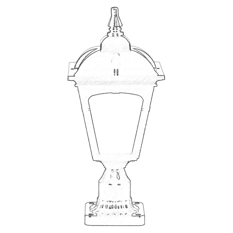 Élégante lampe murale d'extérieur, noir et blanc, 17,7 po x 7,9 po | Corps en ABS durable et capuchon en polycarbonate, douille E27 (40 W maximum) | IP65 imperméable, idéal pour les décorations traditionnelles et industrielles, design nostalgique