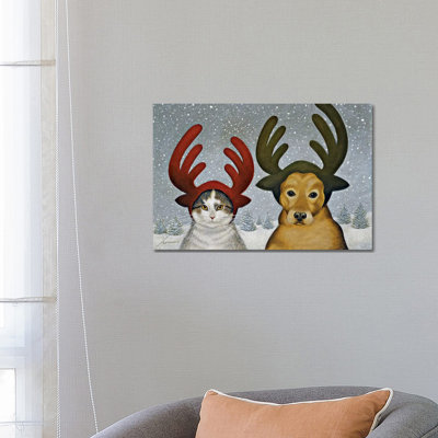 Squeeky Ashby and Lucy Zirbel 1 Piece Wrapped Canvas Painting