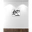 «Brush in Motion - Black III - Floater Frame», reproduction d'art sur toile-46823470-46823467