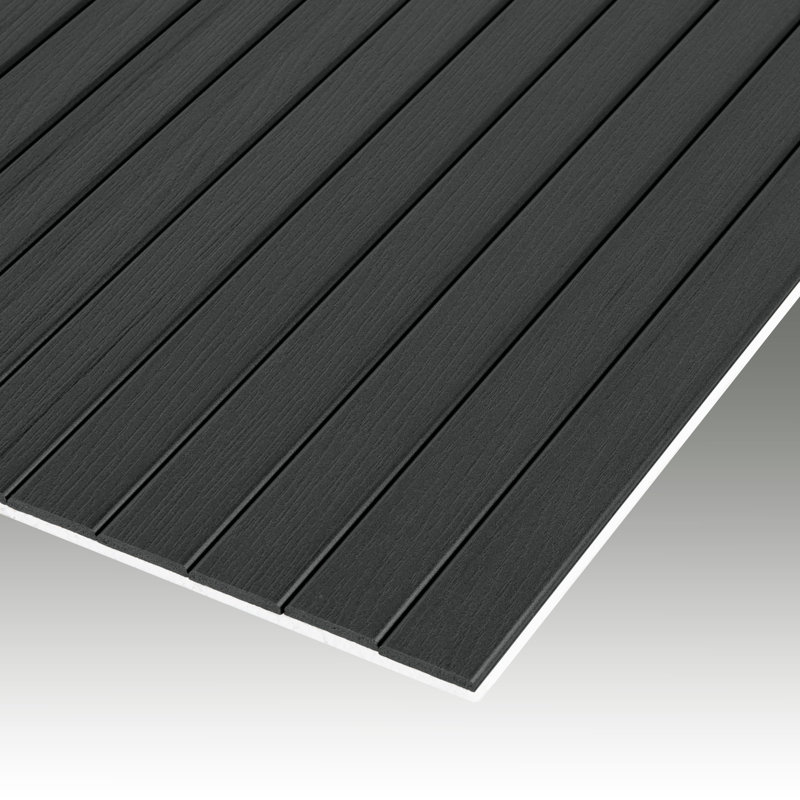Highwood USA Slip Resistant , Antimicrobial Hot Tub Replacement Kit Panels, Black