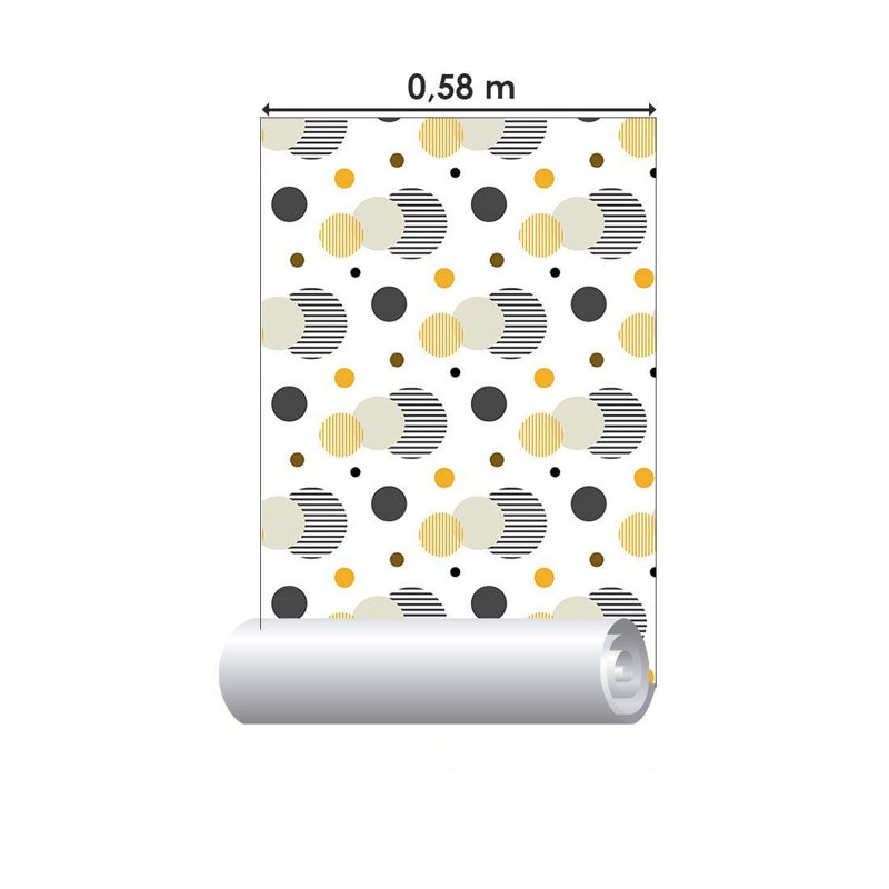 Geometric Dots Peel & Stick Wallpaper N015057