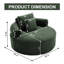 Chaise longue ronde 55,5 po avec 2 coussins-1287664091