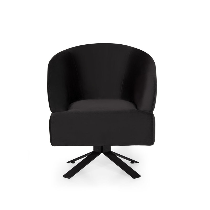 Fauteuil demi-tonneau l 27,56 po Aidy