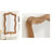 Rashana Scalloped Round Rattan Mirror