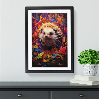 Hedgehog Abstract - Framed Print
